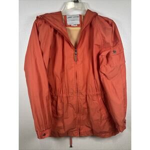 Larry Levine Sport Woman's Jacket Size Small with Removable Hood Synch Waist Zip